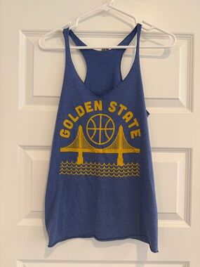 Golden State Blue Graphic Tank Top